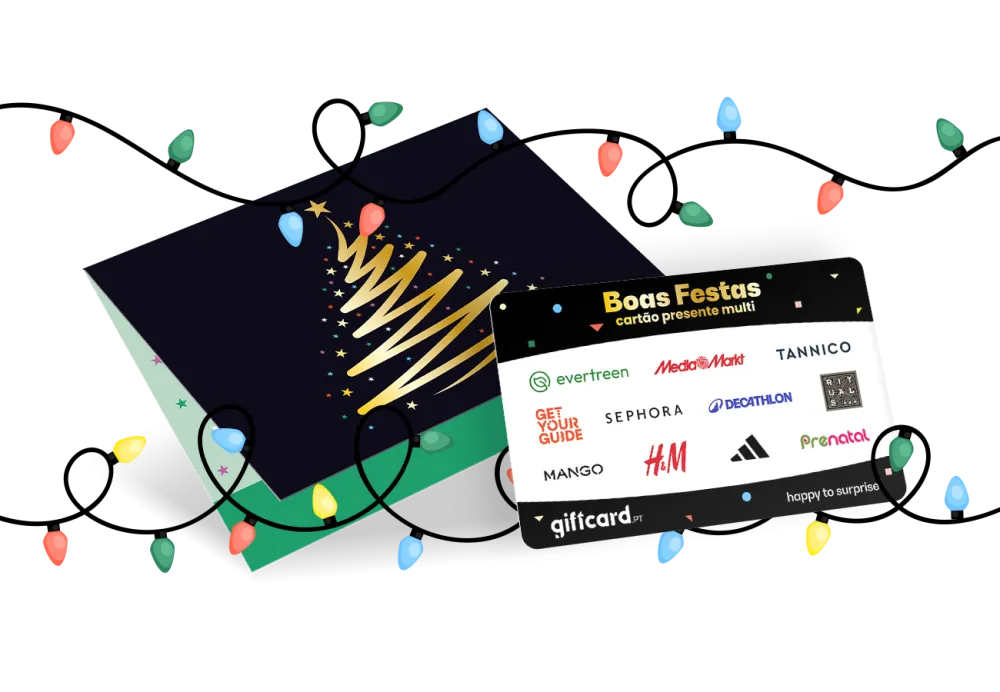 O Cartão Presente Multi – tudo num só.
